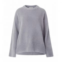 Dagmar Round-neck Knitwear Gray