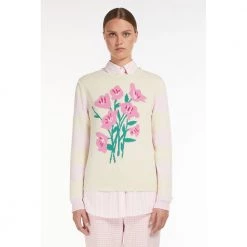 Max Mara Weekend Round-neck Knitwear Beige 7 Max Mara Weekend Round-neck Knitwear Beige -Dame-strikkegensere Salg unnamed file 3848