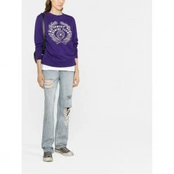 Golden Goose Round-neck Knitwear Purple