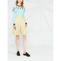 Cormio Round-neck Knitwear Blue -Dame-strikkegensere Salg unnamed file 3885