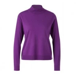 Marc Cain Round-neck Knitwear Purple