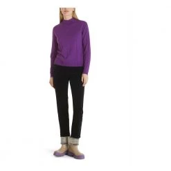 Marc Cain Round-neck Knitwear Purple -Dame-strikkegensere Salg unnamed file 3906