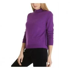 Marc Cain Round-neck Knitwear Purple -Dame-strikkegensere Salg unnamed file 3907