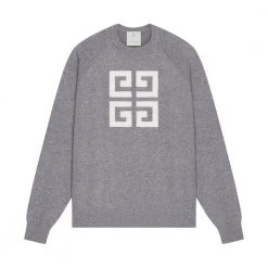 Givenchy Knitwear Gray -Dame-strikkegensere Salg unnamed file 3933