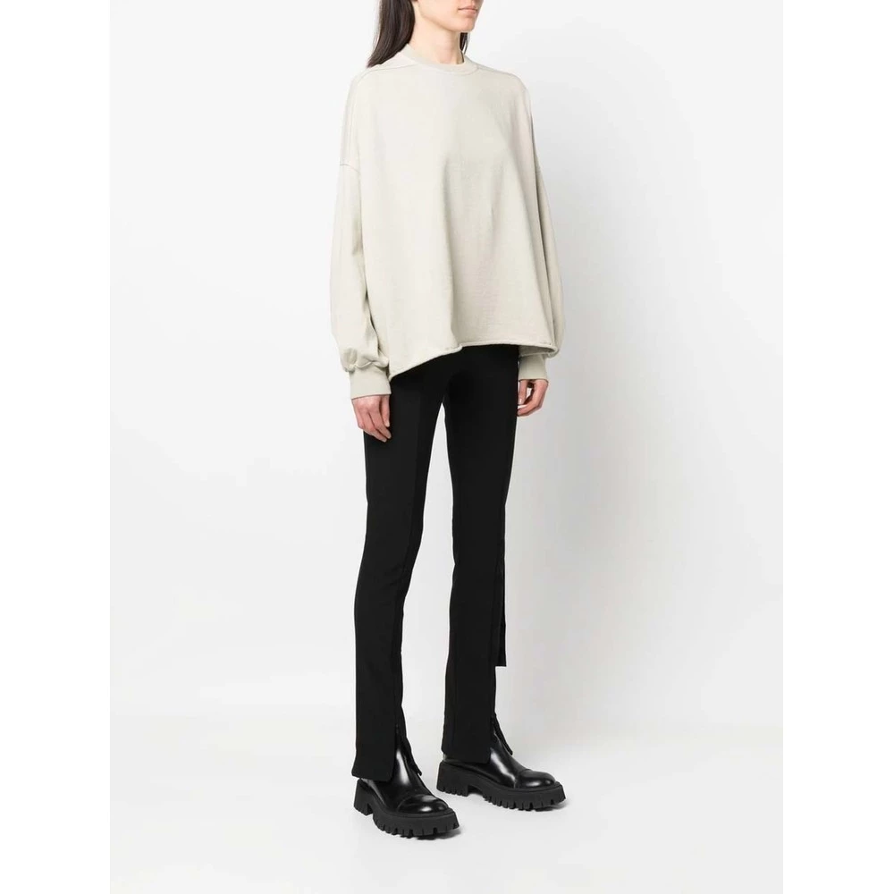 Rick Owens Round-neck Knitwear Beige 1 Rick Owens Round-neck Knitwear Beige