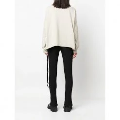 Rick Owens Round-neck Knitwear Beige 9 Rick Owens Round-neck Knitwear Beige -Dame-strikkegensere Salg unnamed file 3947