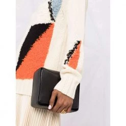 Jil Sander Round-neck Knitwear White -Dame-strikkegensere Salg unnamed file 3952