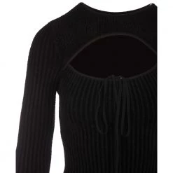Andrea Adamo Round-neck Knitwear Black -Dame-strikkegensere Salg unnamed file 3974
