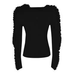 MSGM Round-neck Knitwear Black -Dame-strikkegensere Salg unnamed file 3988