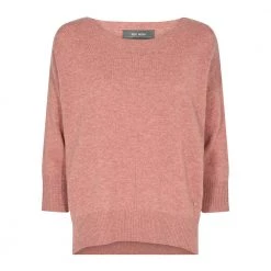 MOS MOSH ROUND-NECK KNITWEAR Red