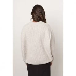 Closed Round-neck Knitwear Gray