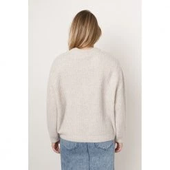 Closed Round-neck Knitwear Gray -Dame-strikkegensere Salg unnamed file 402