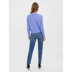 Lilla Vero Moda Vmlefile Ls O-Neck Rib Blouse Ga Noos Genser Purple -Dame-strikkegensere Salg unnamed file 4026
