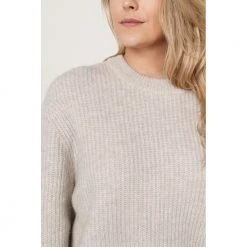 Closed Round-neck Knitwear Gray -Dame-strikkegensere Salg unnamed file 403