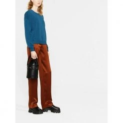 PINKO Round-neck Knitwear Blue -Dame-strikkegensere Salg unnamed file 4033