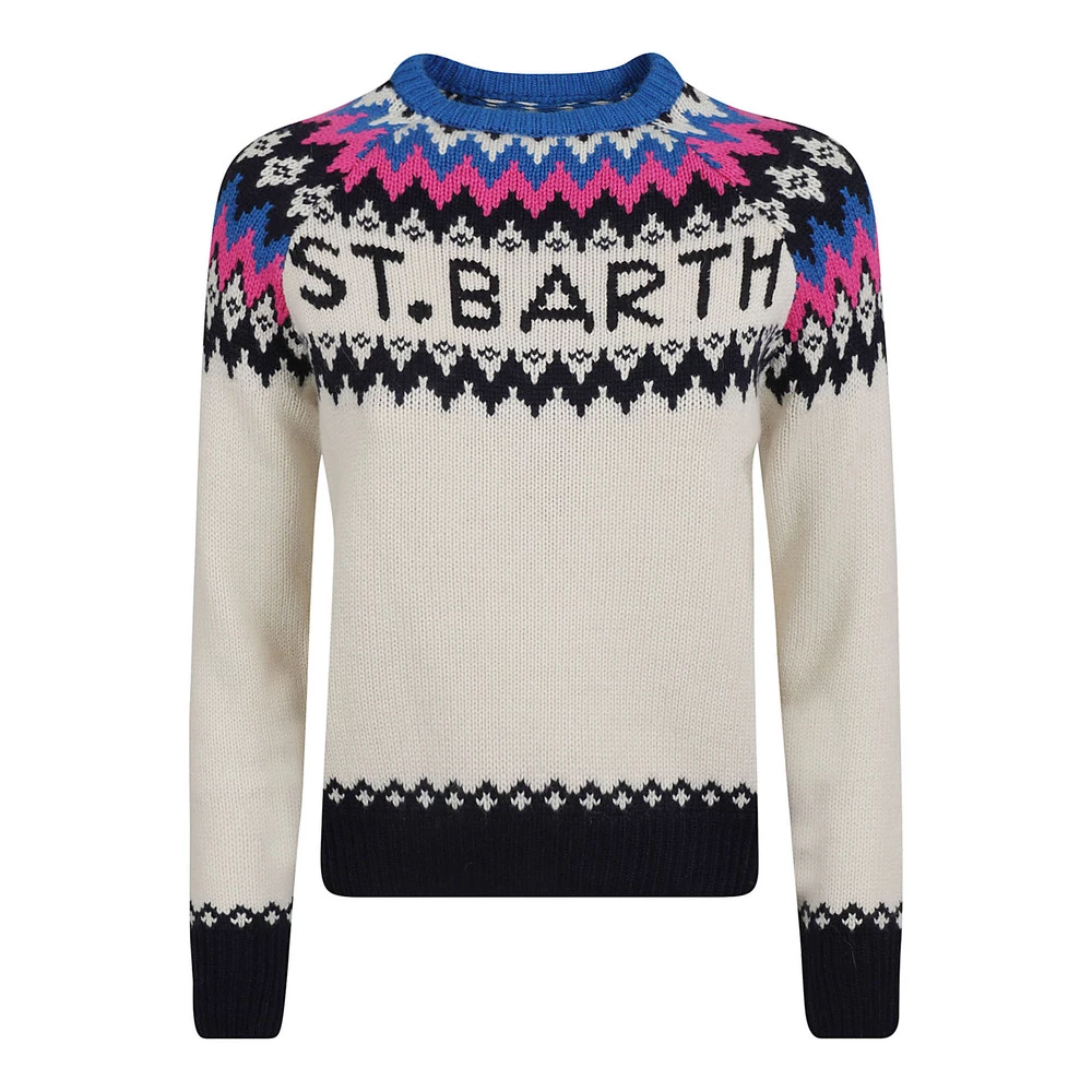 MC2 Saint Barth Round-neck Knitwear White 2 MC2 Saint Barth Round-neck Knitwear White - Bilde 2