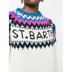MC2 Saint Barth Round-neck Knitwear White 11 MC2 Saint Barth Round-neck Knitwear White -Dame-strikkegensere Salg unnamed file 4046