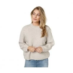 Closed Round-neck Knitwear Gray -Dame-strikkegensere Salg unnamed file 405