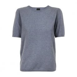 Ane Mone Deilig Kort Erm Genser I Merinoull! Gray