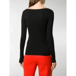 P.A.R.O.S.H. V-neck Knitwear Black -Dame-strikkegensere Salg unnamed file 4074