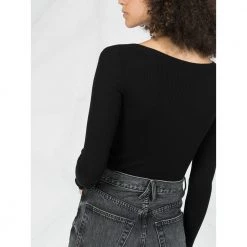 P.A.R.O.S.H. V-neck Knitwear Black -Dame-strikkegensere Salg unnamed file 4077