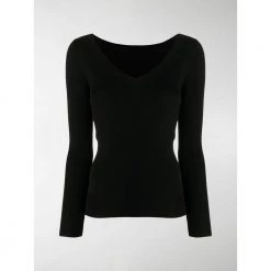 P.A.R.O.S.H. V-neck Knitwear Black -Dame-strikkegensere Salg unnamed file 4079