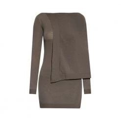 Rick Owens Wool Sweater Brown -Dame-strikkegensere Salg unnamed file 4092