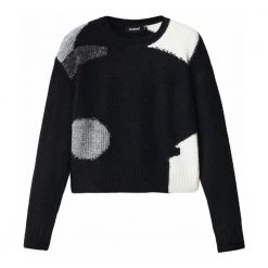 Desigual Round-neck Knitwear Black