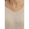 Manila Grace V-neck Knitwear Beige