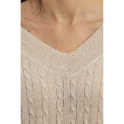 Manila Grace V-neck Knitwear Beige