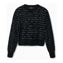Desigual Round-neck Knitwear Black