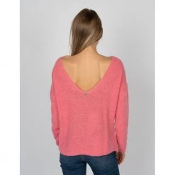 Liu Jo Rebel Queen Sweter Pink -Dame-strikkegensere Salg unnamed file 4150