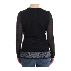Ermanno Scervino Long Sleeve Sweater Black