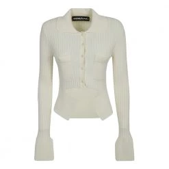 Andrea Adamo Round-neck Knitwear White -Dame-strikkegensere Salg unnamed file 4174