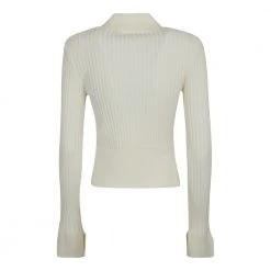 Andrea Adamo Round-neck Knitwear White -Dame-strikkegensere Salg unnamed file 4175