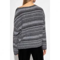 Emporio Armani Sweater With Logo Gray -Dame-strikkegensere Salg unnamed file 4190