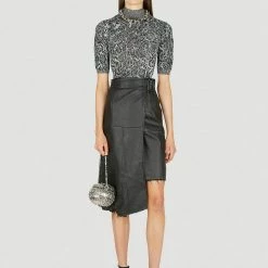 Paco Rabanne Tops Black -Dame-strikkegensere Salg unnamed file 4198