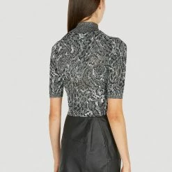 Paco Rabanne Tops Black -Dame-strikkegensere Salg unnamed file 4199