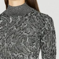 Paco Rabanne Tops Black -Dame-strikkegensere Salg unnamed file 4201