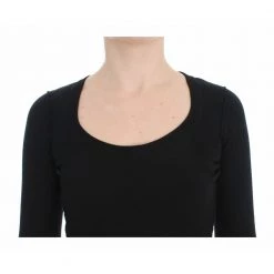 Dolce & Gabbana Wool Crewneck Sweater Pullover Top Black -Dame-strikkegensere Salg unnamed file 4205
