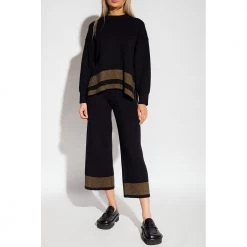 Proenza Schouler Relaxed-fitting Sweater Black -Dame-strikkegensere Salg unnamed file 4242