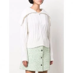 Rodebjer V-neck Knitwear White -Dame-strikkegensere Salg unnamed file 4250