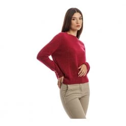 Aspesi Round-neck Knitwear Red -Dame-strikkegensere Salg unnamed file 4286