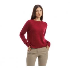 Aspesi Round-neck Knitwear Red -Dame-strikkegensere Salg unnamed file 4289