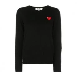 Comme Des Garçons Round-neck Knitwear Black