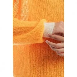 Seventy Round-neck Knitwear Orange -Dame-strikkegensere Salg unnamed file 4305