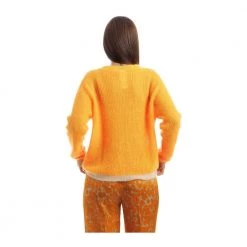 Seventy Round-neck Knitwear Orange -Dame-strikkegensere Salg unnamed file 4309