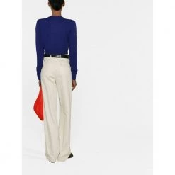 Casablanca Round-neck Knitwear Blue -Dame-strikkegensere Salg unnamed file 4328