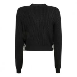 Philosophy Di Lorenzo Serafini V-neck Knitwear Black -Dame-strikkegensere Salg unnamed file 4337