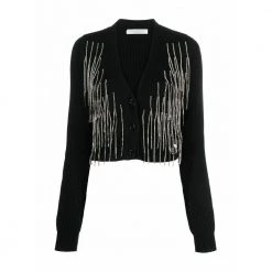 Philosophy Di Lorenzo Serafini V-neck Knitwear Black -Dame-strikkegensere Salg unnamed file 4339